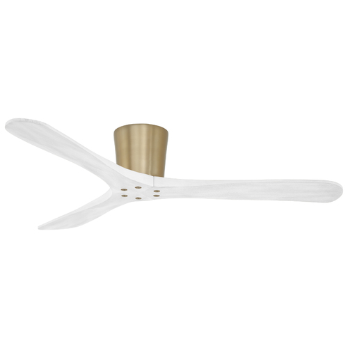 Avtur 60-Inch Damp-Rated Ceiling Fan in Soft Brass by Minka Aire