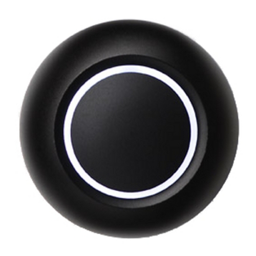 Spore True LED Black Doorbell Button with White by Spore Doorbells TDB-W-BK