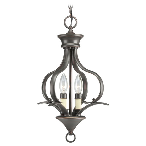 Trinity Pendant in Antique Bronze by Progress Lighting