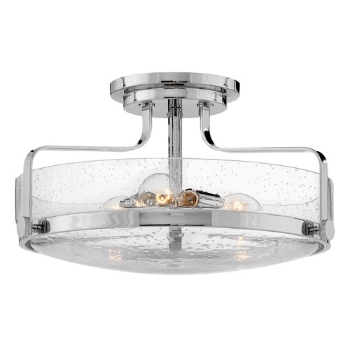 Harper 18-Inch Chrome Semi-Flush Mount by Hinkley Lighting