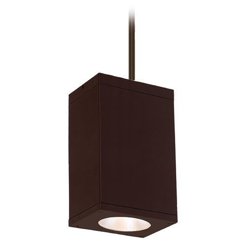 Cube Arch Bronze LED Outdoor Hanging Light by WAC Lighting