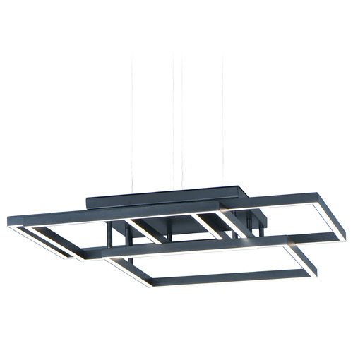 Traverse 31-Inch LED Pendant in Black by ET2 Lighting