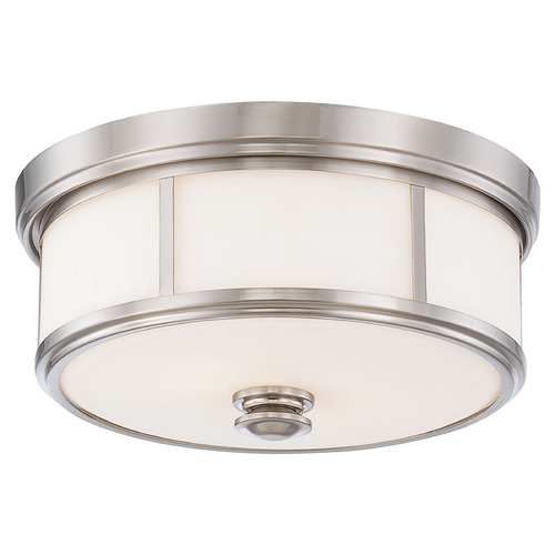Minka Lavery Minka Lavery Harbour Point Brushed Nickel Flushmount Light 4365-84
