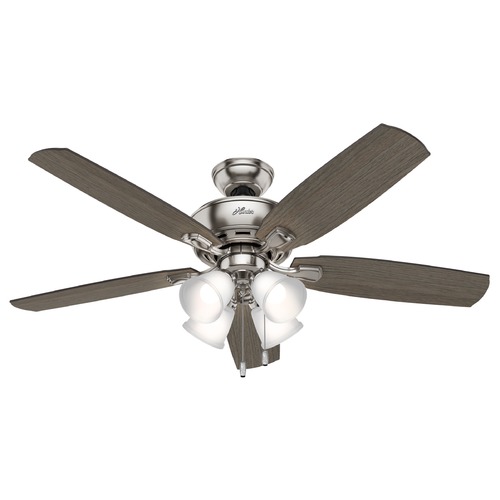 52-Inch Amberlin Fan in Brushed Nickel by Hunter Fan Company