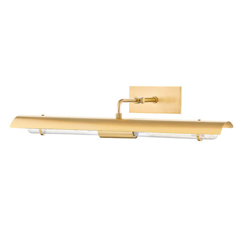 Mitzi Penelope Tall Aged Brass 2-Light Vanity Bar