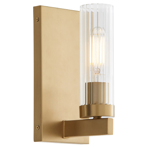 Quorum Lighting Kilbey Aged Brass Sconce by Quorum Lighting 533-1-80