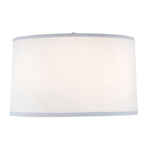 Design Classics Lighting Large Drum Lampshade, White Fabric, Spider Assembly DCL SH7212 PCW