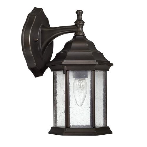 Main Street 12.50-Inch Outdoor Wall Light in Bronze by Capital Lighting