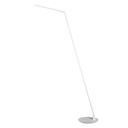 Miter White LED Floor Lamp by Kuzco Lighting