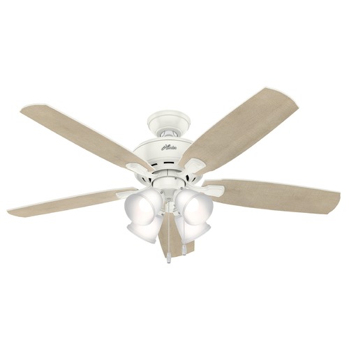 52-Inch Amberlin Fan in Fresh White by Hunter Fan Company