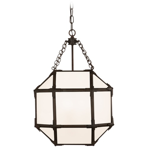 Visual Comfort Signature Collection Suzanne Kasler Morris Small Lantern in Antique Zinc by Visual Comfort Signature SK5008AZWG
