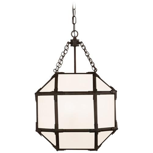 Suzanne Kasler Morris Small Lantern in Antique Zinc by Visual Comfort Signature