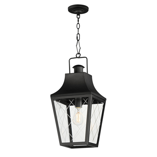 Storybook 20.50-Inch Outdoor Hanging Light in Black by Maxim Lighting