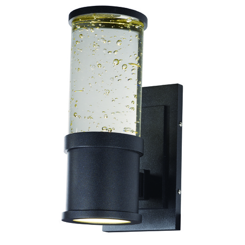 Maxim Lighting Maxim Lighting Pillar Galaxy Black LED Outdoor Wall Light 53685CLGBK