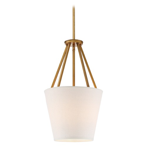 Nuvo Lighting Seneca Natural Brass Pendant by Nuvo Lighting 60/5842