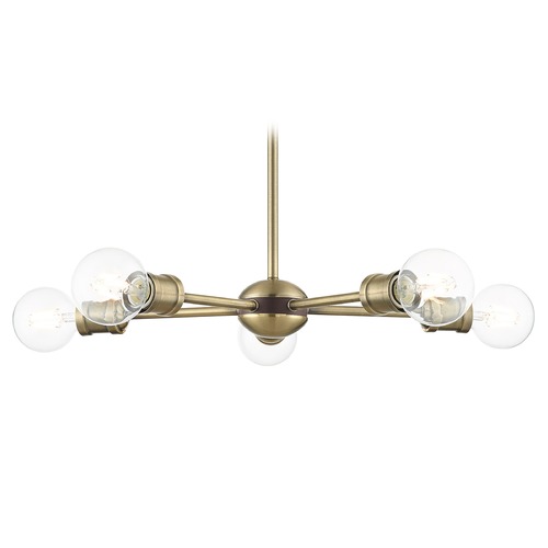 Livex Lighting Livex Lighting Lansdale Antique Brass with Bronze Accents Mini-Chandelier 46135-01