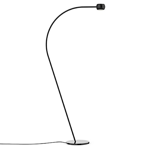 Flux Gloss Black LED Arc Lamp by Kuzco Lighting