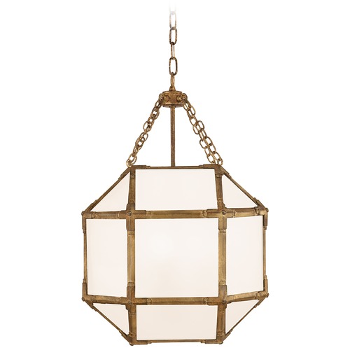 Visual Comfort Signature Collection Suzanne Kasler Morris Small Lantern in Gilded Iron by Visual Comfort Signature SK5008GIWG