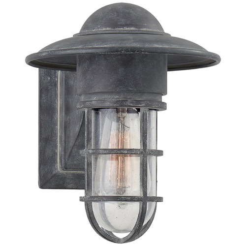 Visual Comfort Signature Collection E.F. Chapman Marine Outdoor Wall Light in Zinc by Visual Comfort Signature SLO2001WZSG