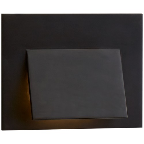 Visual Comfort Signature Collection Kelly Wearstler Esker Envelope Sconce in Bronze by Visual Comfort Signature KW2706BZ