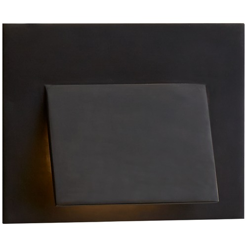 Kelly Wearstler Esker Envelope Sconce in Bronze by Visual Comfort Signature