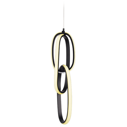 Circa Black LED Mini Pendant by Avenue Lighting