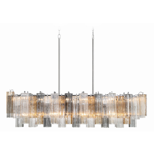 Crystorama Lighting Crystorama Lighting Addis Polished Chrome Island Light ADD-317-CH-AU