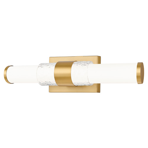Z-Lite Egon Modern Gold LED Vertical Bathroom Light
