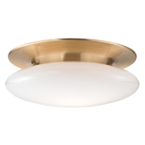 Hudson Valley Lighting Irvington LED Flush Mount in Brass by Hudson Valley Lighting 7018-SB