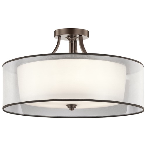 Kichler Lighting Lacey 28-Inch Semi-Flush Mount by Kichler Lighting 42399MIZ