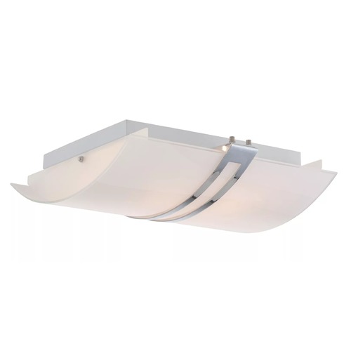 Lite Source Lighting Galena Chrome Flush Mount by Lite Source Lighting LS-5573