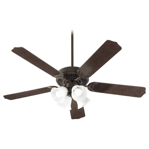 Quorum Lighting Capri Ix Toasted Sienna LED Ceiling Fan with Light by Quorum Lighting 7525-144