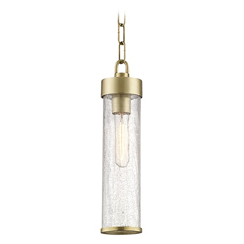 Hudson Valley Lighting Soriano Aged Brass Pendant by Hudson Valley Lighting 1700-AGB