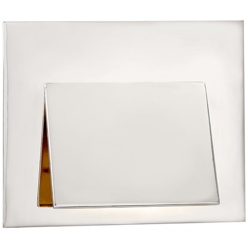 Visual Comfort Signature Collection Kelly Wearstler Esker Envelope Sconce in Nickel by Visual Comfort Signature KW2706PN