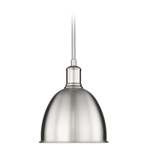 Z-Lite Sawyer Brushed Nickel Mini Pendant by Z-Lite 4500P8-BN