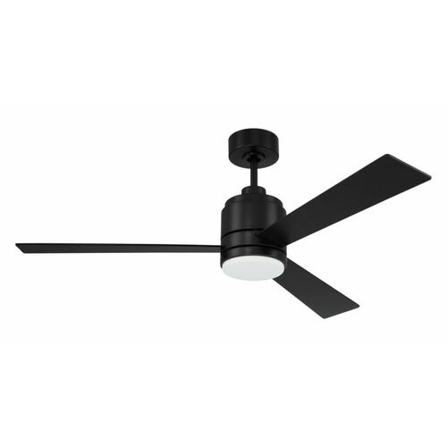 McCoy 52-Inch Indoor Fan in Flat Black by Craftmade Lighting