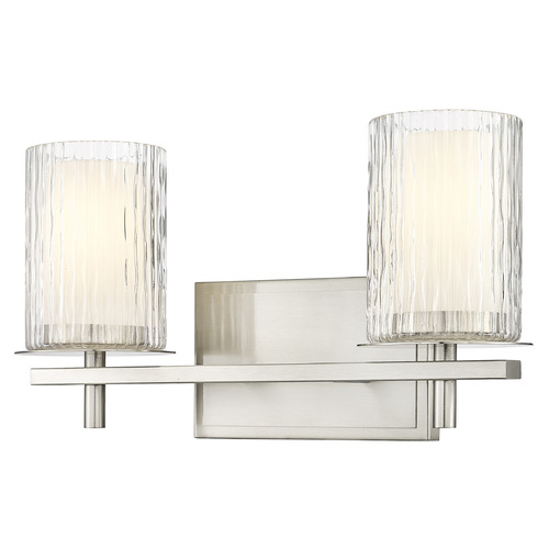 Z-Lite Z-Lite Grayson Brushed Nickel Bathroom Light 1949-2V-BN