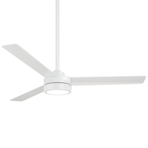 Roto 52-Inch LED Ceiling Fan in Flat White by Minka Aire