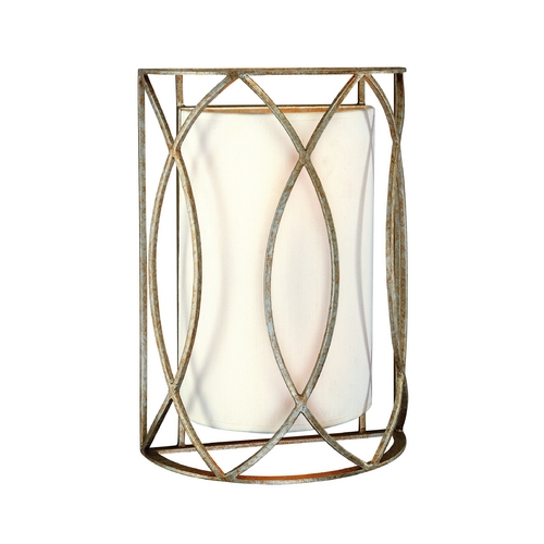 Sausalito 2-Light Wall Sconce in Silver Gold by Troy Lighting