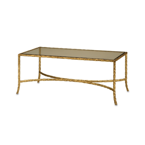 Coffee & End Table in Gilt Bronze Finish