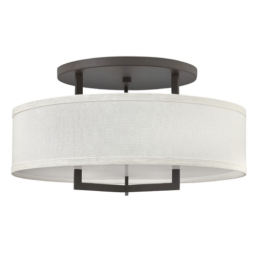 Hampton 26-Inch Buckeye Bronze Semi-Flush Mount by Hinkley Lighting