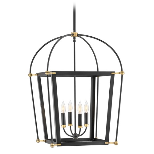 Selby 20-Inch Pendant in Black by Hinkley Lighting
