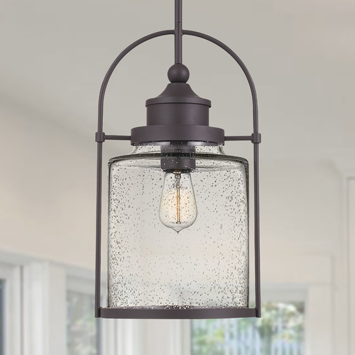 Payson Western Bronze Medium Mini Pendant by Quoizel Lighting