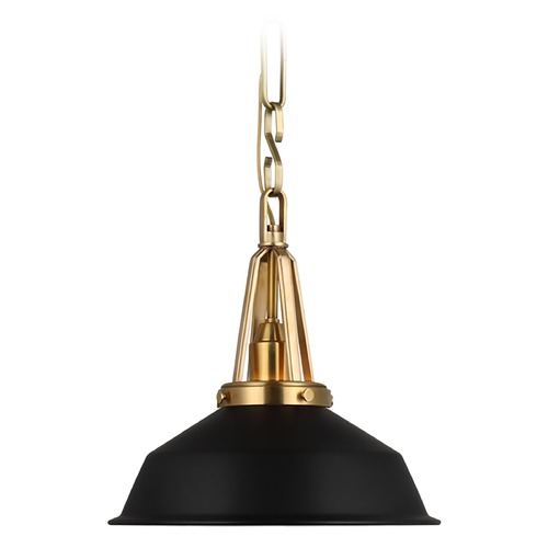 Chapman & Myers Layton 10-Inch Pendant in Brass by Visual Comfort Signature