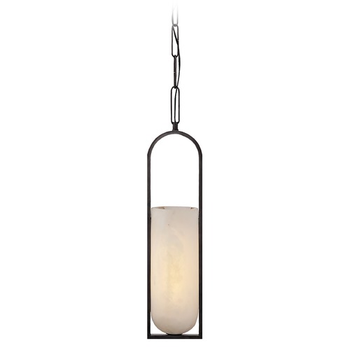 Visual Comfort Signature Collection Kelly Wearstler Melange Elongated Pendant in Bronze by Visual Comfort Signature KW5512BZALB