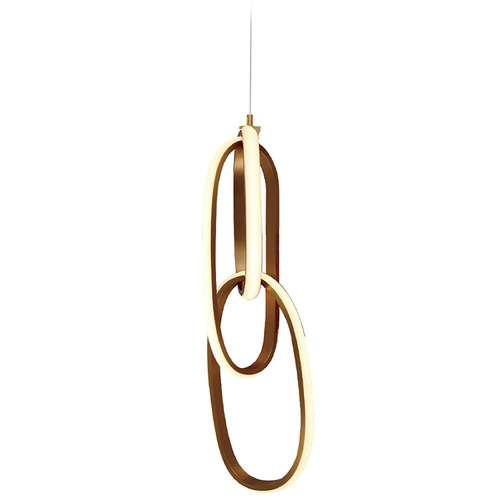 Circa Gold LED Mini Pendant by Avenue Lighting