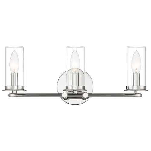 Designers Fountain Hudson Heights Polished Nickel Bathroom Light