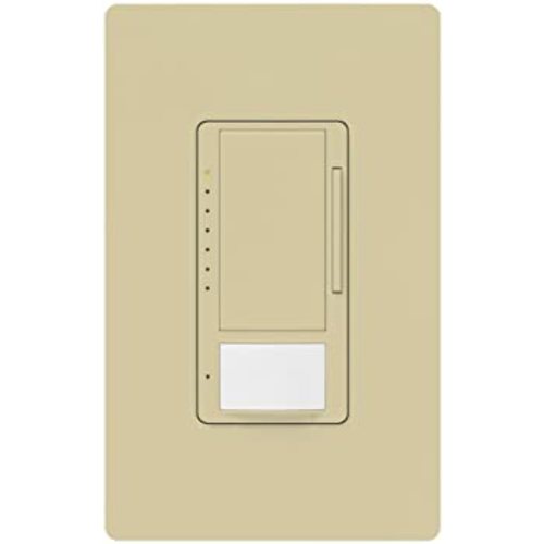 Lutron Dimmer Controls 600-Watt Switch with Occupancy/Vacancy Sensor in Ivory MS-OP600M-H-IV