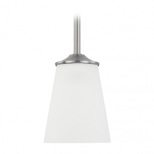 HomePlace by Capital Lighting Braylon 5-Inch Brushed Nickel Mini Pendant by HomePlace by Capital Lighting 314111BN-331