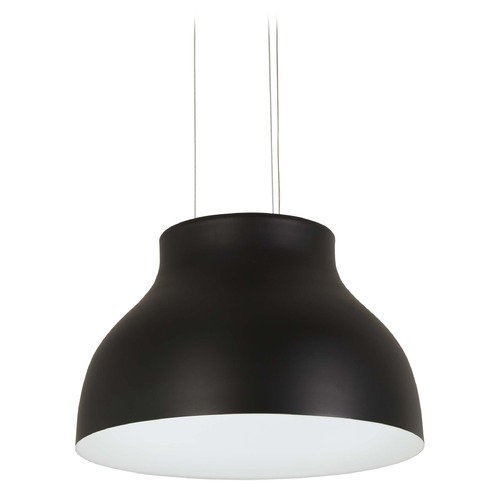 George Kovacs Lighting Kettle Up LED Pendant in Matte Black by George Kovacs P1780-066A-L